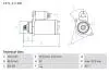 Стартер BOSCH 0 986 020 230 (фото 1)