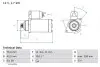 Стартер BOSCH 0986020280 (фото 1)