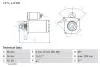Стартер BOSCH 0 986 021 651 (фото 1)