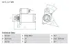 Стартер BOSCH 0986022240 (фото 1)