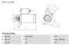Стартер BOSCH 0 986 022 280 (фото 1)