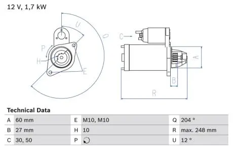 Автозапчасть BOSCH 0986023100