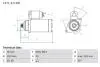 Стартер BOSCH 0 986 023 220 (фото 1)