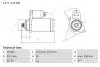 Стартер BOSCH 0986025070 (фото 1)