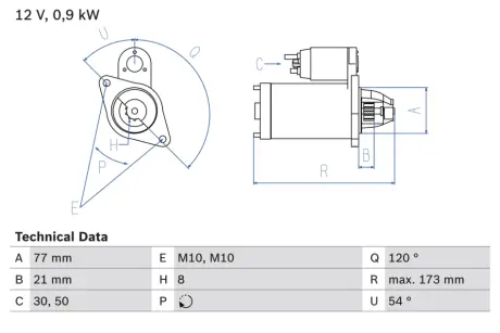 Автозапчасть BOSCH 0986025720