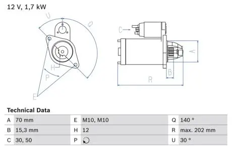 Автозапчасть BOSCH 0986025940