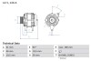 А_Генератор_ 14V 120A OPEL/SAAB Calibra/Omega/Vectra/900/9000 2,0-3,292-03 BOSCH 0986039250 (фото 1)