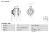 Генератор OM646 BOSCH 0 986 046 320 (фото 1)