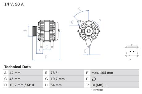 Автозапчасть BOSCH 0986082810 (фото 1)