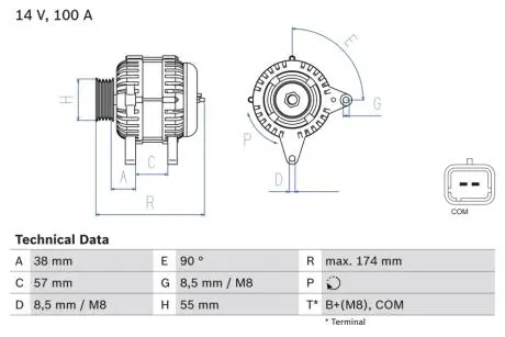 Автозапчасть BOSCH 0986083200