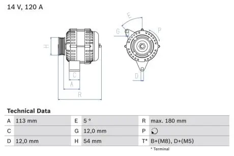 Автозапчасть BOSCH 0986083300