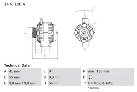 Автозапчасть BOSCH 0986083320