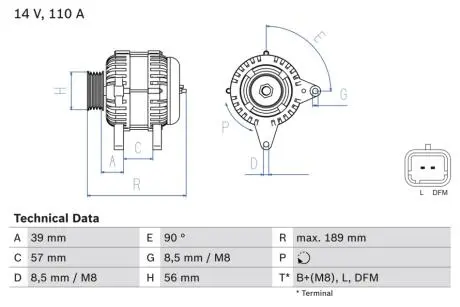Автозапчасть BOSCH 0986083440