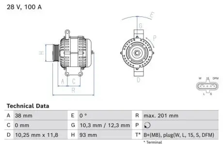 Автозапчасть BOSCH 0986084520