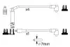 Провод зажигания Opel Astra/Kadett 1.4-2.0i 86-98 (к-кт) BOSCH 0 986 357 127 (фото 12)