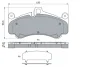 Комплект гальмівних колодок передн, PORSCHE 911 3.8 05.09-12.11 BOSCH 0986424067 (фото 7)