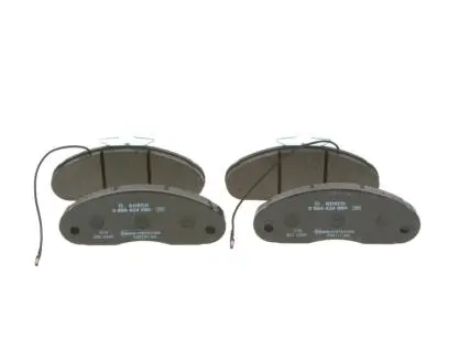 Гальмівні колодки, дискове гальмо (набір) BOSCH 0986424080