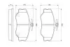 Гальмівні колодки, дискове гальмо (набір) BOSCH 0986424368 (фото 5)