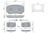 Комплект гальмівних колодок BOSCH 0 986 424 384 (фото 5)