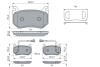 Комплект гальмівних колодок BOSCH 0 986 424 384 (фото 7)