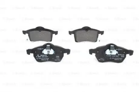 Тормозные колодки (передние) Opel Astra G 98-09/Zafira A 99-05/Chevrolet Astra 02-11 BOSCH 0 986 424 457