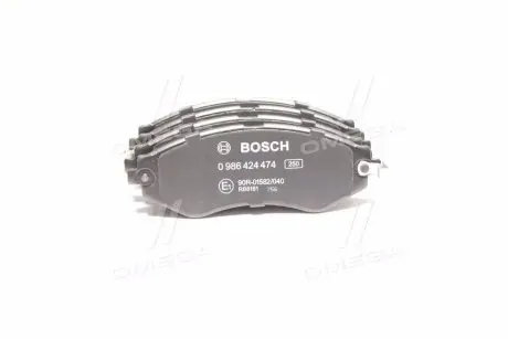 Колодки гальмівні (передні) Chevrolet Epica 05-/Daewoo Nubira/Leganza 97-/Rezzo 00- BOSCH 0 986 424 474