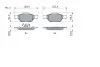 Тормозные колодки (передние) Ford Fiesta 95-10/Fusion/Ka 02-12/Puma/Mazda 121 96-03/Mazda 2 03-07 BOSCH 0 986 424 558 (фото 5)