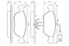 Гальмівні колодки, дискові BOSCH 0986424593 (фото 7)