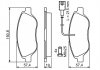 Колодки гальмівні (передні) Fiat Stilo/Bravo/Lancia Delta 01-18 BOSCH 0 986 424 595 (фото 13)