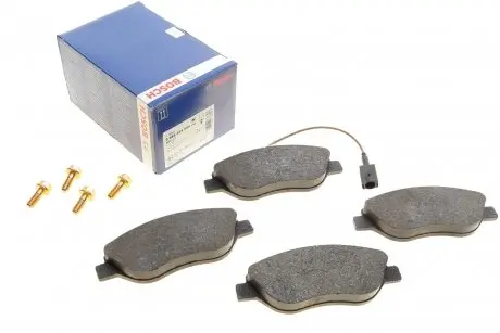 Колодки гальмівні (передні) Fiat Stilo/Bravo/Lancia Delta 01-18 BOSCH 0 986 424 595