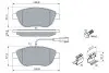 Тормозные колодки (передние) Fiat Doblo 01-/Opel Combo 1.3-2.0CDTI 12- BOSCH 0 986 424 596 (фото 5)