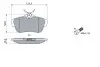 Тормозные колодки PEUGEOT T. EXPERT 07-16 BOSCH 0986424625 (фото 5)