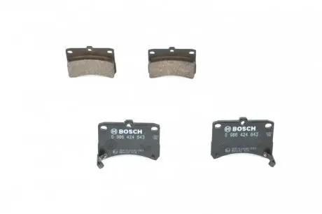 Тормозные колодки, дисковый тормоз.) BOSCH 0986424643