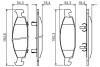 Тормозные колодки дисковые BOSCH 0986424666 (фото 5)