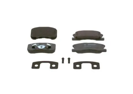 Гальмівні колодки, дискове гальмо (набір) BOSCH 0986424697