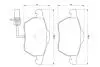 Тормозные колодки, дисковый тормоз.) BOSCH 0986424706 (фото 1)