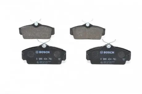 Колодки тормозные дисковые BOSCH 0 986 424 781