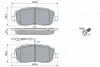 Колодки тормозные (передние) Citroen C8 02-/Jumpy/Fiat Scudo/Peugeot Expert 95-06/807 02- (+датчики) BOSCH 0 986 424 789 (фото 7)