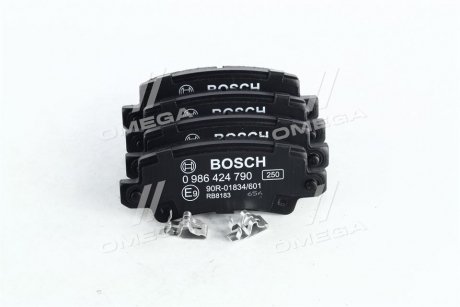 Тормозные колодки (задние) Toyota Corolla 01-14 BOSCH 0 986 424 790