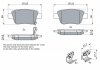 Тормозные колодки (задние) Toyota Avensis/Corolla 1.6-2.4i 03-09 BOSCH 0 986 424 798 (фото 5)
