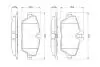 Тормозные колодки, дисковый тормоз.) BOSCH 0986424819 (фото 1)