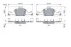 Тормозные колодки (передние) BMW 3 (G20-21/G80-81)/X3-X6 18-/5 (G30/G31/F90)/6 (G32)/7 (G11/G12) 15- BOSCH 0 986 424 849 (фото 5)