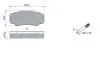 CITROEN гальм. колод. задн. JUMPER 1.9-2.5D,TD 02- BOSCH 0986424876 (фото 4)