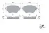 Комплект гальмівних колодок BOSCH 0 986 424 878 (фото 5)