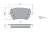 Комплект гальмівних колодок BOSCH 0 986 424 890 (фото 5)