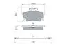 Тормозные колодки дисковые BOSCH 0986424928 (фото 5)