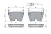 Тормозные колодки, дисковый тормоз.) BOSCH 0986424949 (фото 3)