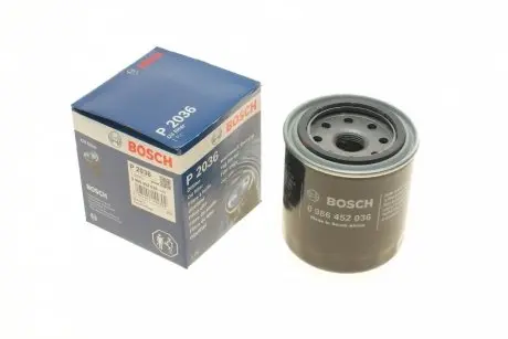 Фильтр масляный Honda Accord 1.6-2.0i 83-98 BOSCH 0 986 452 036