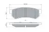 Гальмівні колодки, дискові BOSCH 0 986 460 007 (фото 5)