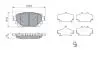Комплект гальмівних колодок задн, LEXUS NX II, RZ, UX, TOYOTA BZ4X, HIGHLANDER, RAV 4 V 2.0-Electric 12.18- BOSCH 0986460043 (фото 5)